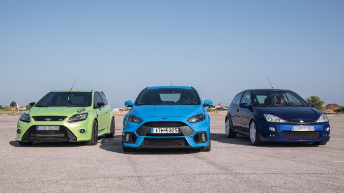 3 γενιές Focus RS